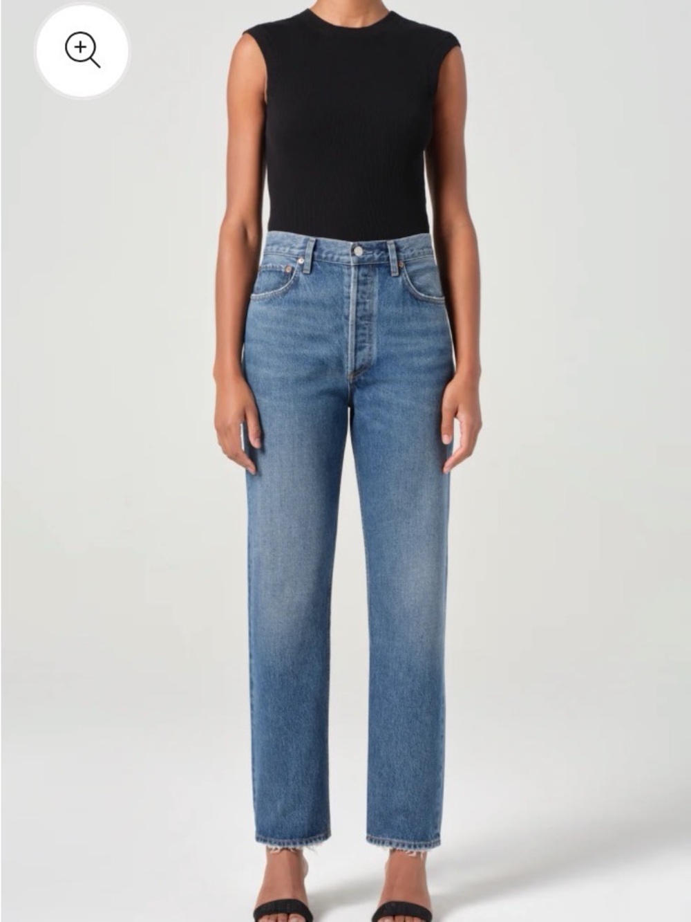 AGOLDE 90s Pinch Waist High Rise Straight Jeans Size 28